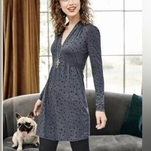 Biden soft jersey dress in light blue 4